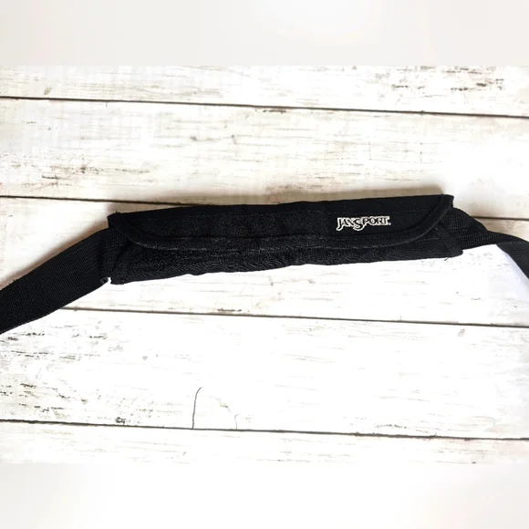 RARE VINTAGE Jansport Messenger Laptop Shoulder Bag Y2K Large Floral BlackVelvet - Picture 6 of 13